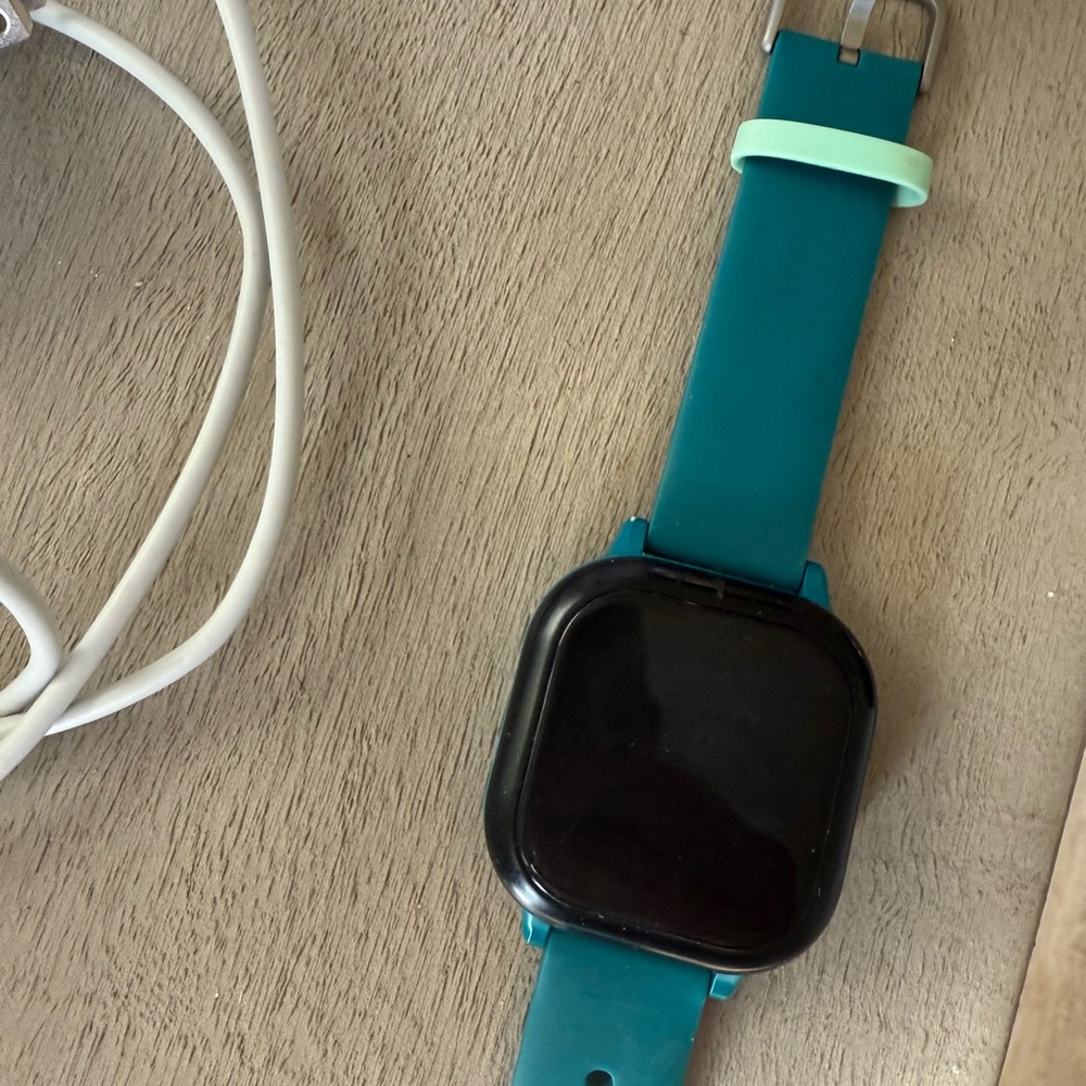 Teal Gizmo Smartwatch with Black Face